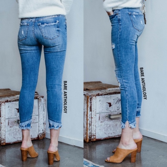 KanCan Distressed Skinny denim  Jeans - Picture 2 of 4